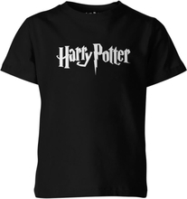 Harry Potter Logo Kids' Black T-Shirt - 7-8 Years