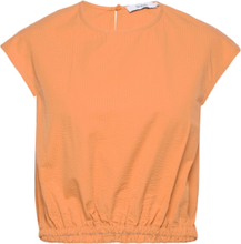 Meliza Top Bluse Ermeløs Oransje Stylein*Betinget Tilbud