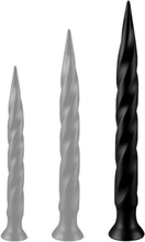 Long Tail Dildo Black 55 cm Extra lång analdildo