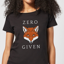Zero Fox Given Women's T-Shirt - Black - 3XL - Black