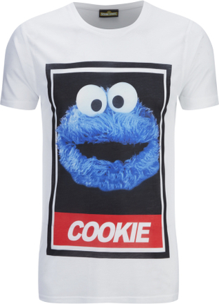 Cookie Monster Men's Street Cookie Monster T-Shirt - White - M