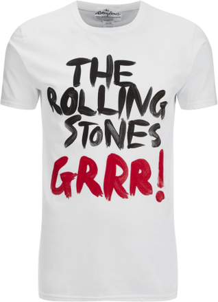 Rolling Stones Men's Logo GRRR! T-Shirt - White - S