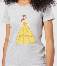 Disney Beauty And The Beast Princess Belle Classic Women's T-Shirt - Grey - M