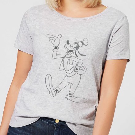 Disney Mickey Mouse Goofy Classic Women's T-Shirt - Grey - M