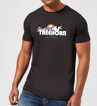 The Big Lebowski Treehorn Logo T-Shirt - Black - XXL