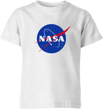 NASA Logo Insignia Kids' T-Shirt - White - 3-4 Years