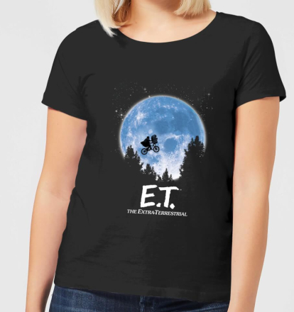 ET Moon Silhouette Women's T-Shirt - Black - L