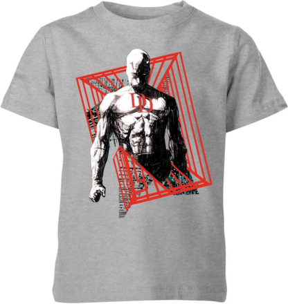 Marvel Knights Daredevil Cage Kids' T-Shirt - Grey - 7-8 Years - Grey