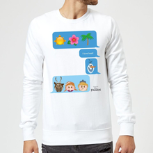 Die Eiskönigin I Love Heat Emoji Pullover - Weiß - M