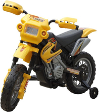 vidaXL Lasten Sähköinen Moottoripyörä Keltainen