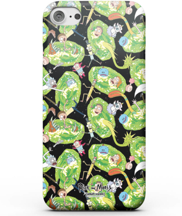 Rick and Morty Portals Characters Phone Case for iPhone and Android - Samsung S6 Edge Plus - Snap Case - Gloss