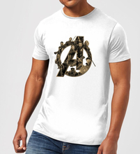 Marvel Avengers Infinity War Avengers Logo T-Shirt - Weiß - 5XL