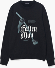 Undercover - Fallen Man Sweatshirt - Sort - XL