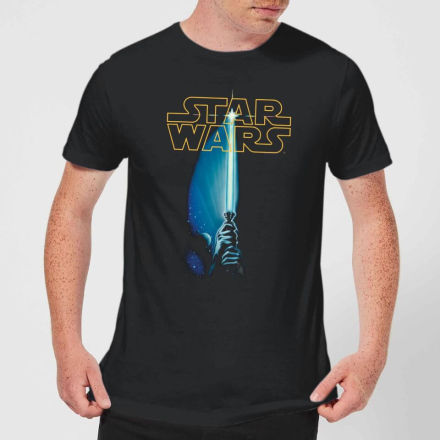 Star Wars Lightsaber Men's T-Shirt - Black - M