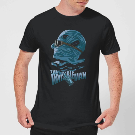 Universal Monsters The Invisible Man Illustrated Men's T-Shirt - Black - XL