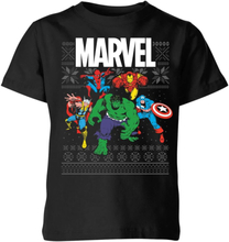 Marvel Avengers Group Kinder T-Shirt - Schwarz - 3-4 Jahre