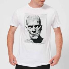 Universal Monsters The Mummy Portrait Men's T-Shirt - White - S