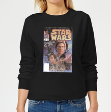 Star Wars Classic Classic Comic Book Cover Damen Pullover - Schwarz - S