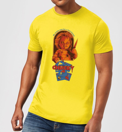 Chucky Out Of The Box Men's T-Shirt - Yellow - L