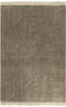 vidaXL Gulvsteppe kilim-vevet bomull 120x180 cm gråbrun