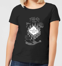 Harry Potter The Marauder's Map Women's T-Shirt - Black - S