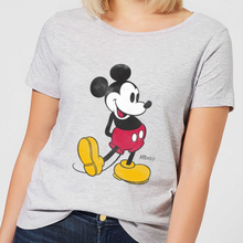 Disney Mickey Mouse Classic Kick Women's T-Shirt - Grey - 3XL