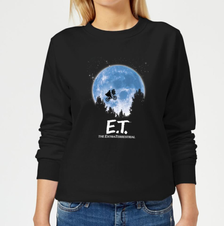 ET Moon Silhouette Women's Sweatshirt - Black - XL