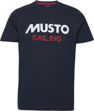 Musto Tee T-shirts Short-sleeved Blå Musto*Betinget Tilbud