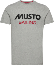 Musto Tee T-shirts Short-sleeved Grå Musto*Betinget Tilbud