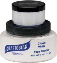 Pro Setting Powder - Clown White - 141 gram Graftobian Fixerings Pulver