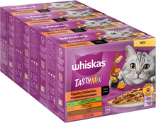72 + 24 gratis! Whiskas Portionsbeutel 96 x 85 g - TASTY MIX: Country Collection in Sauce