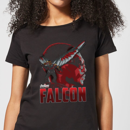 Avengers Falcon Damen T-Shirt - Schwarz - 3XL