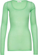 Massachusetts T-shirts & Tops Long-sleeved Grønn American Vintage*Betinget Tilbud