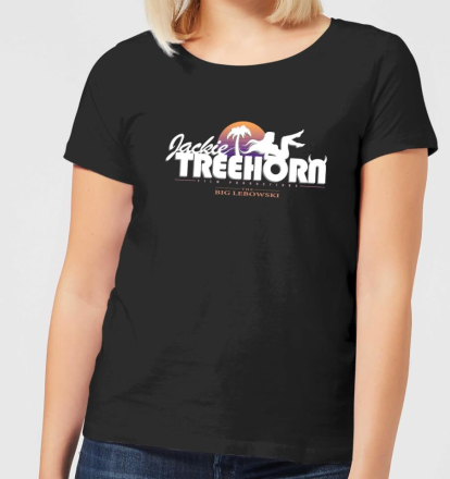 T-Shirt The Big Lebowski Treehorn Logo Damen - Schwarz - Damen - M