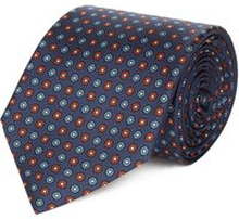 Cravatta su misura, Lanieri, 100% Seta Blu, Quattro Stagioni | Lanieri