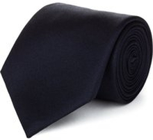 Cravatta su misura, Reda, Pura Lana Blu Scuro, Quattro Stagioni | Lanieri