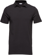M. Lycra Polo T-Shirt Polos Short-sleeved Svart Filippa K*Betinget Tilbud