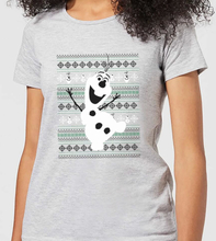 Disney Frozen Olaf Dancing Women's Christmas T-Shirt - Grey - S