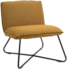 Poltroncina poltrona moderna sedia imbottita stile nordico struttura in metallo