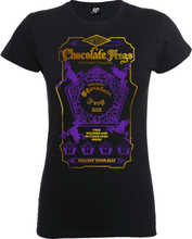 Harry Potter Honeydukes Purple Chocolate Frogs Women's Black T-Shirt - S