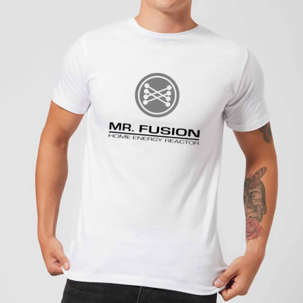 Zurück In Die Zukunft Mr Fusion T-Shirt - Weiß - 5XL