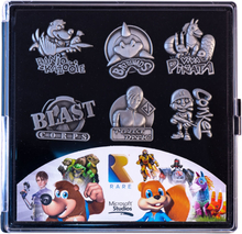 Rare Heritage Gaming Pin Badge Limited Edition Set
