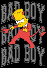 The Simpsons Bad Boy Bart Women's Cropped Hoodie - Black - XS - Schwarz