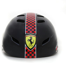 Casco per bambini Ferrari da bici bicicletta di protezione nero taglia L