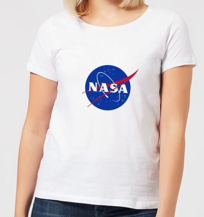 NASA Logo Insignia Women's T-Shirt - White - L