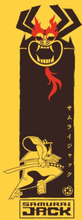 Samurai Jack Samurai Stripe Women's T-Shirt - Yellow - XXL