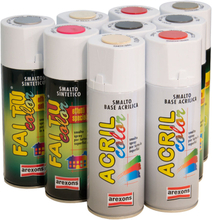 Arexons Vernice acrilica bomboletta spray 400ml 1007 Giallo cromo