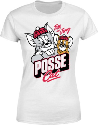Tom & Jerry Posse Cat Women's T-Shirt - White - XXL - White