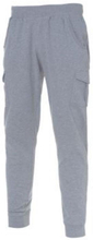 Logica pantalone tuta da lavoro in felpa 280gr grigio multitasche elastico Taglia XL