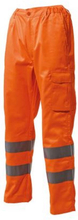Logica pantaloni da lavoro ad alta visibilità arancio con bande estivi 230gr HV Taglia 44